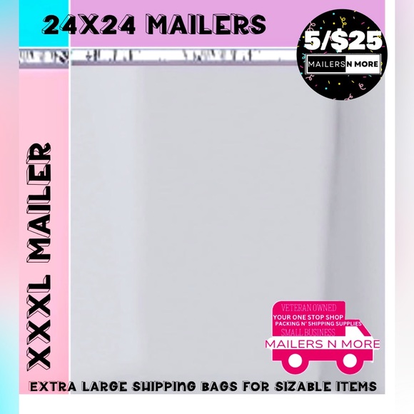 🇺🇸24x24 Mailers Huge Poly Mailers - Picture 1 of 1